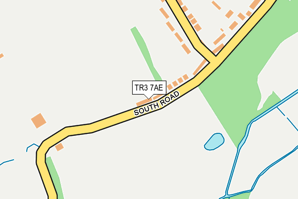 TR3 7AE map - OS OpenMap – Local (Ordnance Survey)