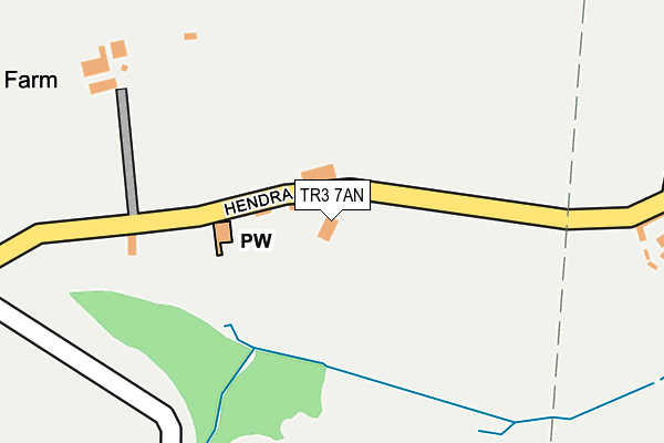TR3 7AN map - OS OpenMap – Local (Ordnance Survey)