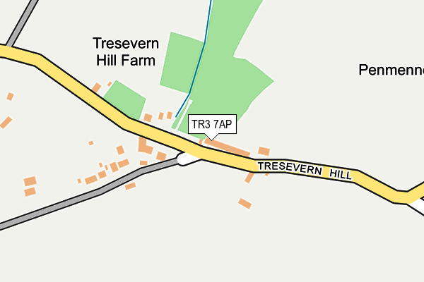 TR3 7AP map - OS OpenMap – Local (Ordnance Survey)