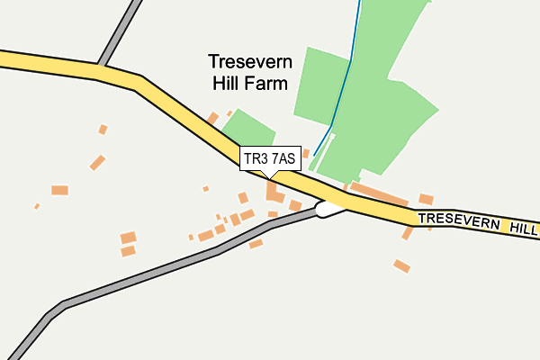 TR3 7AS map - OS OpenMap – Local (Ordnance Survey)