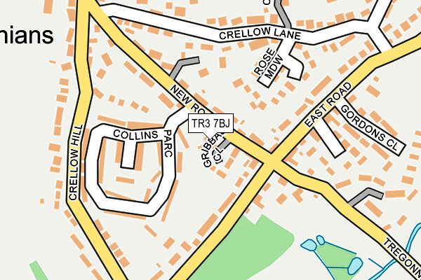 TR3 7BJ map - OS OpenMap – Local (Ordnance Survey)