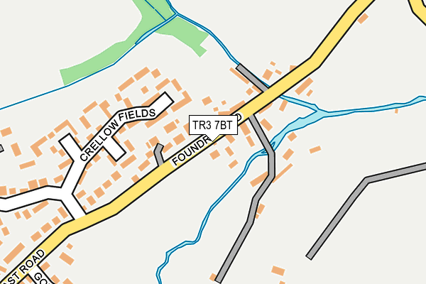 TR3 7BT map - OS OpenMap – Local (Ordnance Survey)