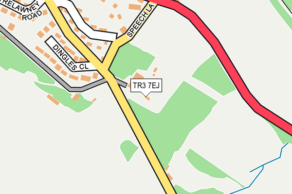 TR3 7EJ map - OS OpenMap – Local (Ordnance Survey)