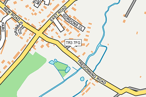 TR3 7FG map - OS OpenMap – Local (Ordnance Survey)