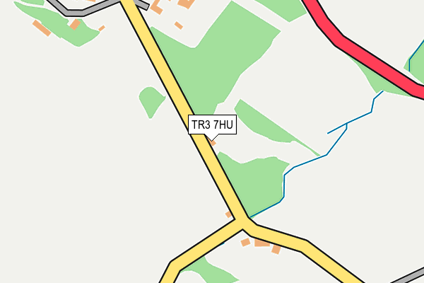 TR3 7HU map - OS OpenMap – Local (Ordnance Survey)