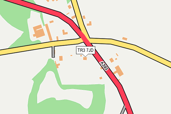 TR3 7JD map - OS OpenMap – Local (Ordnance Survey)