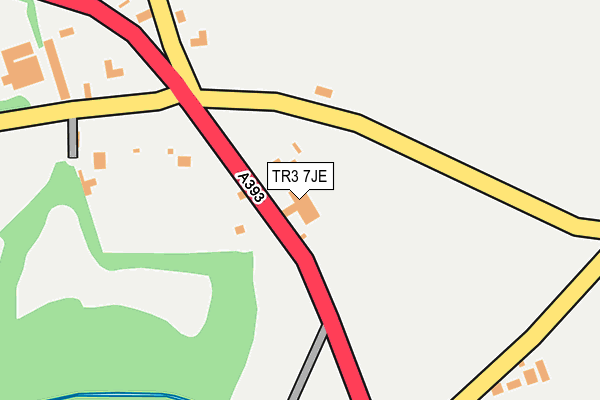 TR3 7JE map - OS OpenMap – Local (Ordnance Survey)