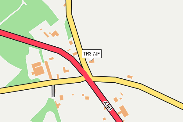 TR3 7JF map - OS OpenMap – Local (Ordnance Survey)