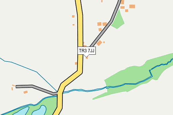 TR3 7JJ map - OS OpenMap – Local (Ordnance Survey)