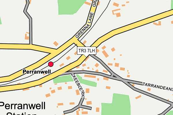 TR3 7LH map - OS OpenMap – Local (Ordnance Survey)