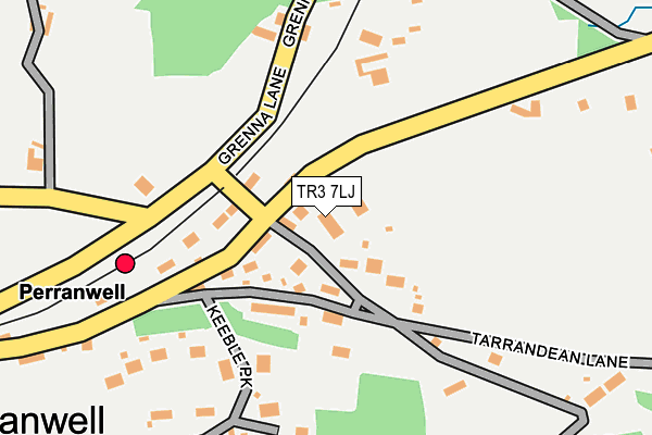 TR3 7LJ map - OS OpenMap – Local (Ordnance Survey)