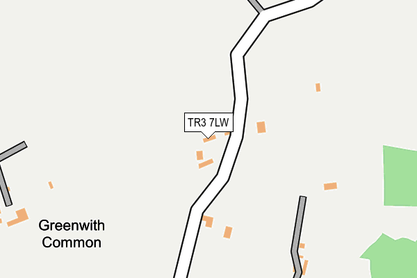 TR3 7LW map - OS OpenMap – Local (Ordnance Survey)