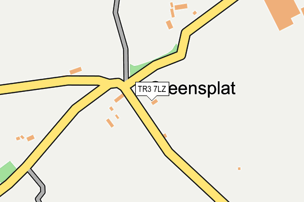 TR3 7LZ map - OS OpenMap – Local (Ordnance Survey)