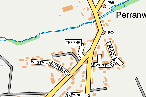 TR3 7NF map - OS OpenMap – Local (Ordnance Survey)