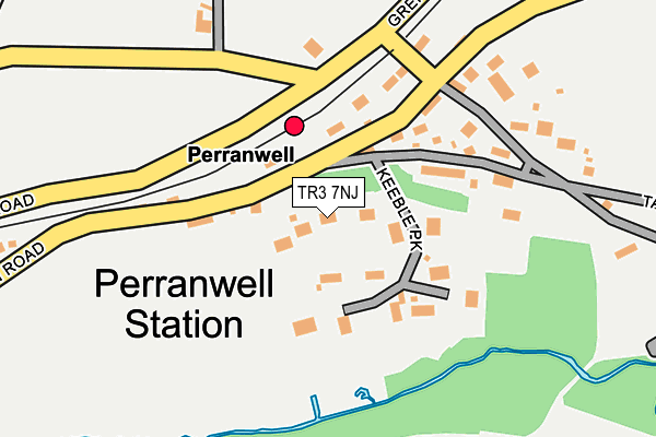TR3 7NJ map - OS OpenMap – Local (Ordnance Survey)