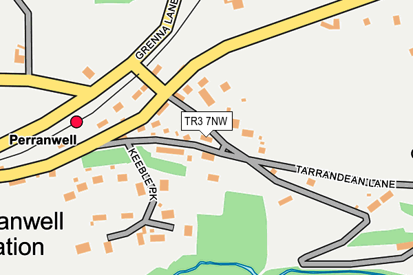 TR3 7NW map - OS OpenMap – Local (Ordnance Survey)