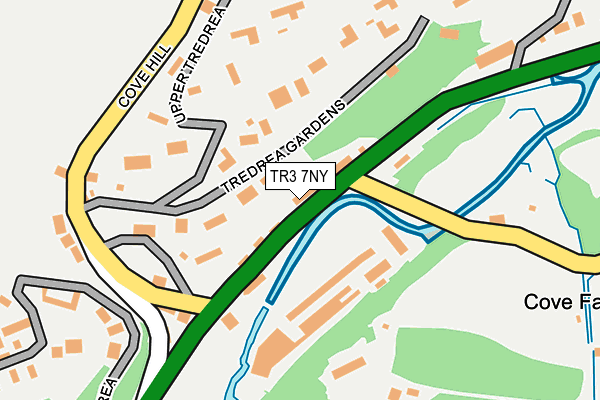 TR3 7NY map - OS OpenMap – Local (Ordnance Survey)