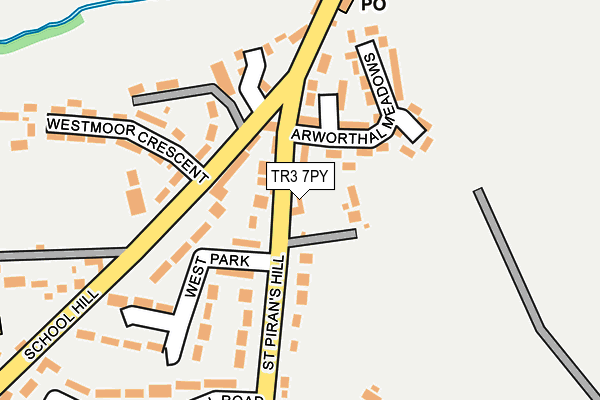 TR3 7PY map - OS OpenMap – Local (Ordnance Survey)