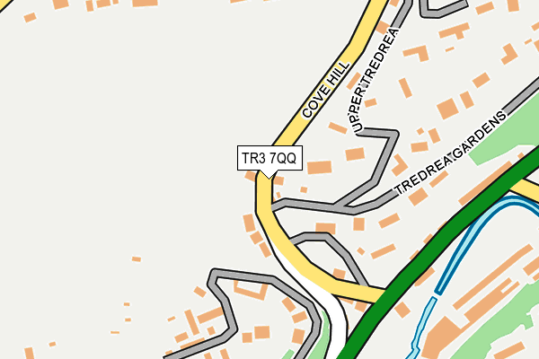 TR3 7QQ map - OS OpenMap – Local (Ordnance Survey)