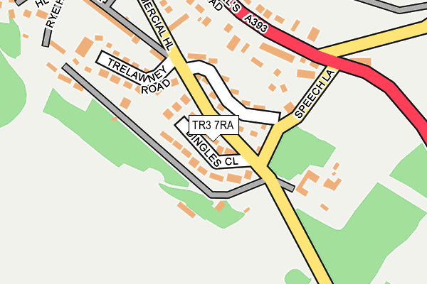 TR3 7RA map - OS OpenMap – Local (Ordnance Survey)