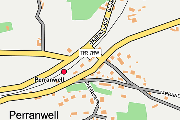 TR3 7RW map - OS OpenMap – Local (Ordnance Survey)