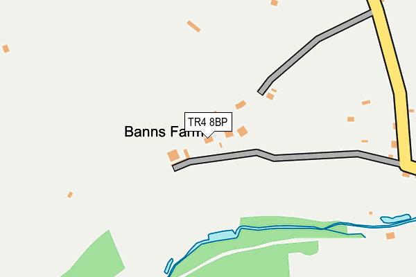 TR4 8BP map - OS OpenMap – Local (Ordnance Survey)
