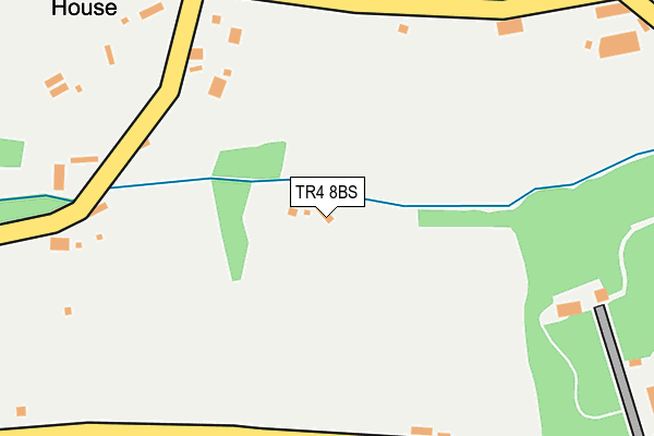 TR4 8BS map - OS OpenMap – Local (Ordnance Survey)