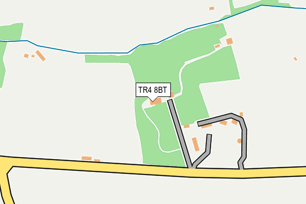 TR4 8BT map - OS OpenMap – Local (Ordnance Survey)