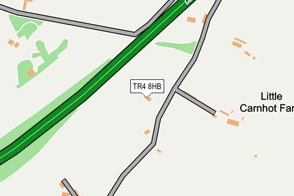 TR4 8HB map - OS OpenMap – Local (Ordnance Survey)