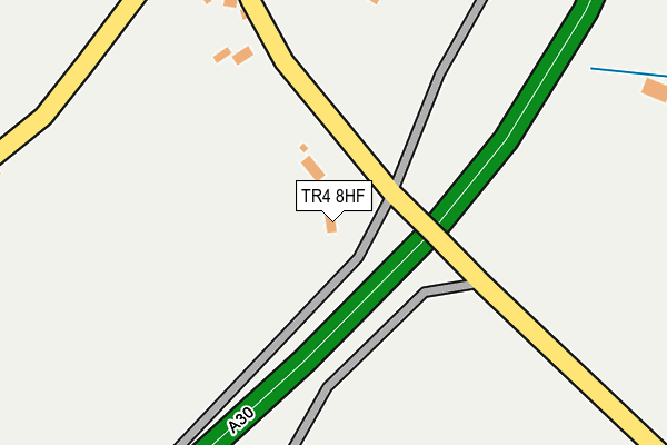 TR4 8HF map - OS OpenMap – Local (Ordnance Survey)
