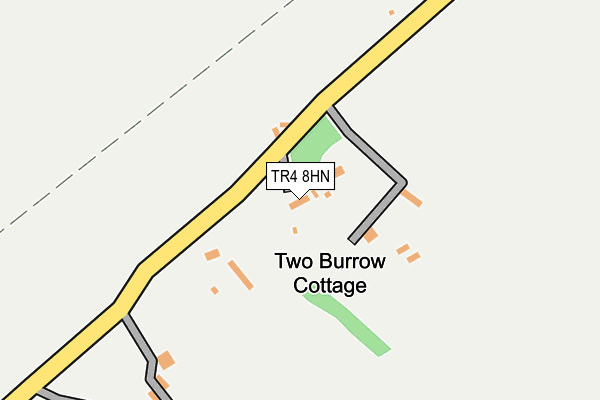 TR4 8HN map - OS OpenMap – Local (Ordnance Survey)