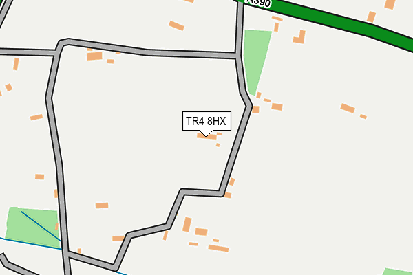 TR4 8HX map - OS OpenMap – Local (Ordnance Survey)