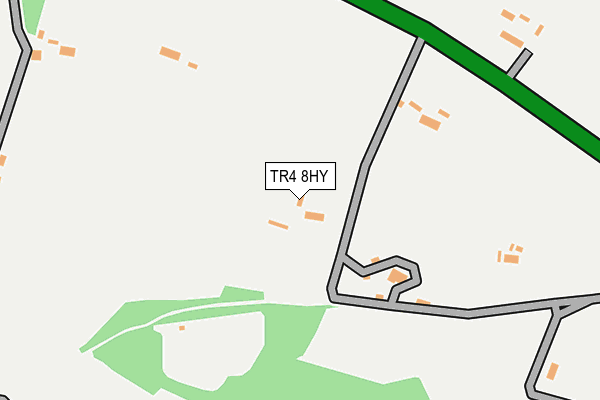 TR4 8HY map - OS OpenMap – Local (Ordnance Survey)