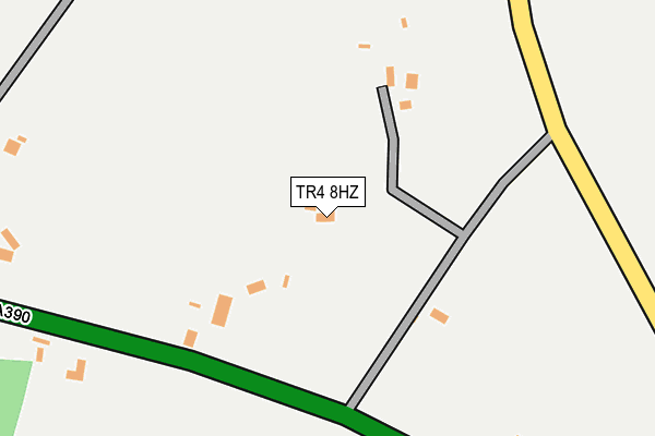 TR4 8HZ map - OS OpenMap – Local (Ordnance Survey)