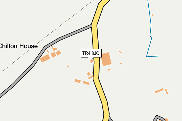 TR4 8JQ map - OS OpenMap – Local (Ordnance Survey)