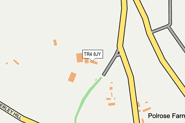 TR4 8JY map - OS OpenMap – Local (Ordnance Survey)