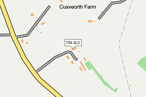 TR4 8LD map - OS OpenMap – Local (Ordnance Survey)