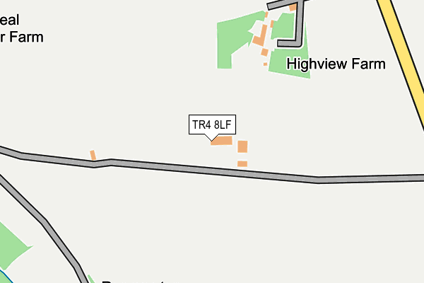 TR4 8LF map - OS OpenMap – Local (Ordnance Survey)