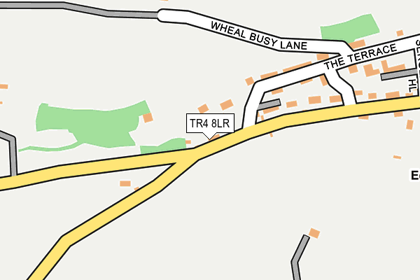 TR4 8LR map - OS OpenMap – Local (Ordnance Survey)