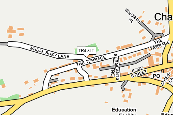 TR4 8LT map - OS OpenMap – Local (Ordnance Survey)