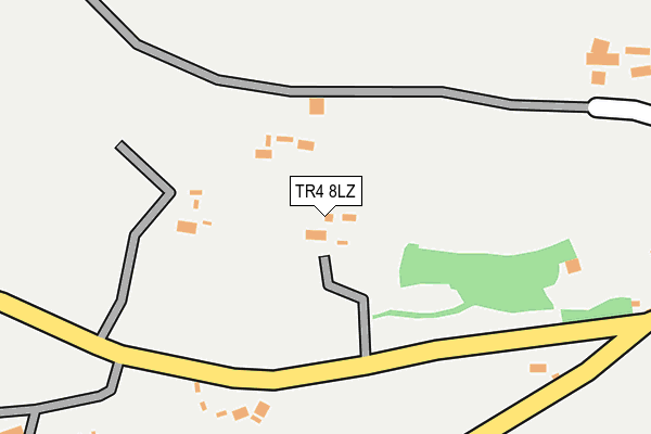 TR4 8LZ map - OS OpenMap – Local (Ordnance Survey)