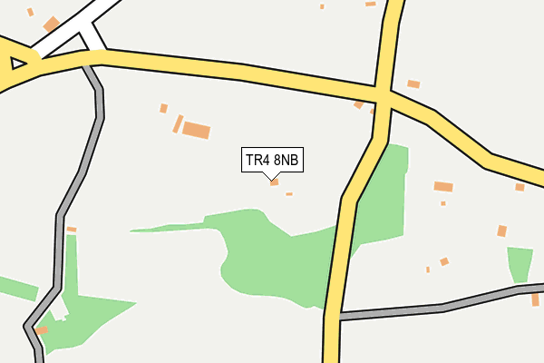 TR4 8NB map - OS OpenMap – Local (Ordnance Survey)