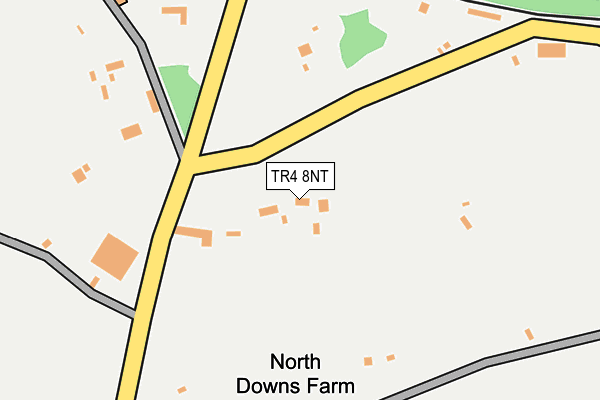 TR4 8NT map - OS OpenMap – Local (Ordnance Survey)