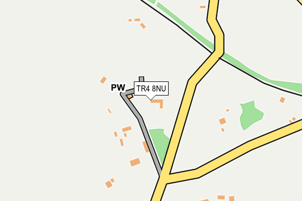 TR4 8NU map - OS OpenMap – Local (Ordnance Survey)