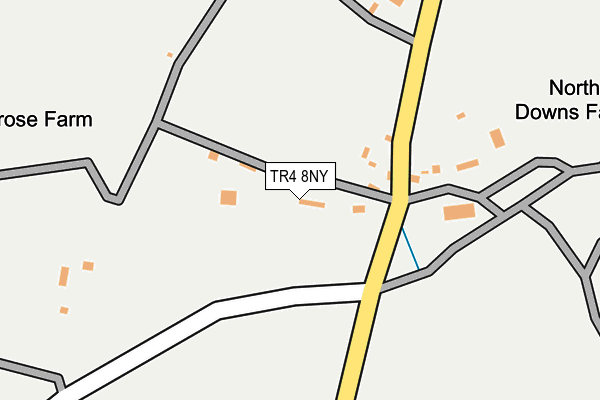 TR4 8NY map - OS OpenMap – Local (Ordnance Survey)