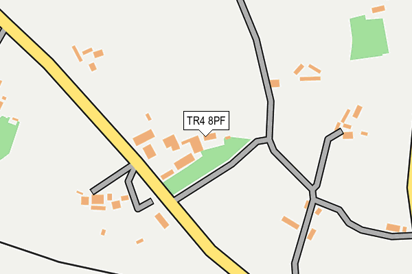 TR4 8PF map - OS OpenMap – Local (Ordnance Survey)