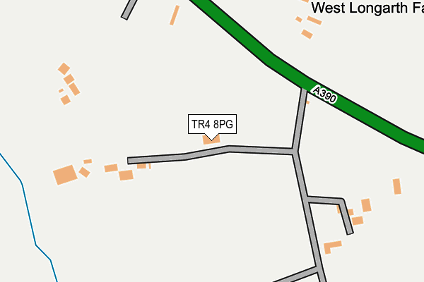 TR4 8PG map - OS OpenMap – Local (Ordnance Survey)
