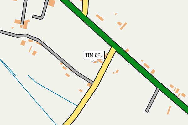 TR4 8PL map - OS OpenMap – Local (Ordnance Survey)