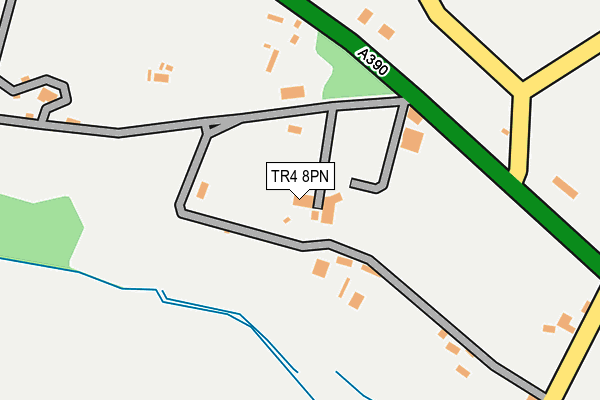TR4 8PN map - OS OpenMap – Local (Ordnance Survey)