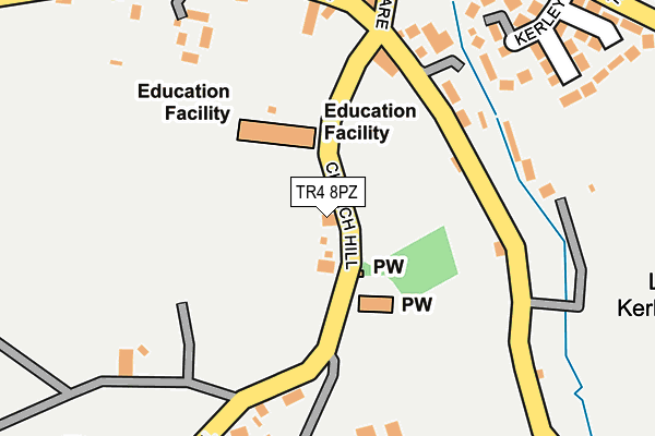 Map of THINK ENGINEERING LIMITED at local scale
